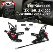 Footrest Rearsets Foot Pegs For Kawasaki Ninja ZX-10R ZX1000 ZX1000J 2011-2015