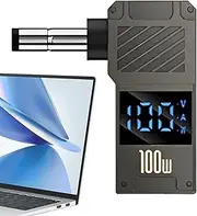Charger Adapter for Laptop - 100W Type C to DC Charger Adapter with Digital Display,Fast Charging Computer Accessories for Laptops Type C Port Devices