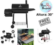 Parrilla Asador Ahumador A Carbón Para Asado Barbacoa Charcoal Grill Barrel BBQ