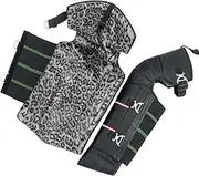 Winter Warm Motorcycle Knee Pads Leggings Covers Adjustable Full Protective Chaps for Hiking, Travel, Mountain Climbing