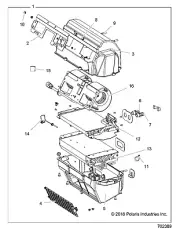 Polaris Heater Coil, Genuine OEM Part 2413990, Qty 1