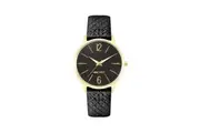 Nine West Analog Quartz Watch with Leatherette Strap