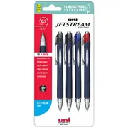 Uni Jetstream Retractable Rollerball Pen 0.7mm 4 Pack