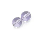 Light Tanzanite Smooth Round,Druks, 6mm, 25 Beads, (6duk17)