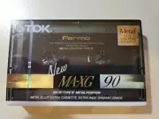 one vintage Single Pack TDK FERMO MA-XG 90 min metal bias tape for cassette deck