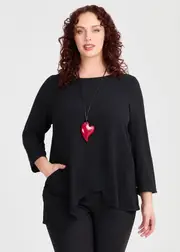 [TS] Taking Shape Soft Drape Adele Long Sleeve Top Size 12 in - Plus Size Women's Clothing
