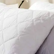 Danoz Bedrooms - Essentially Home Living Twin Pack Quilted Standard Pillow Protectors