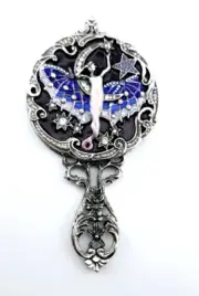 KIRKS FOLLY MORGANA VANITY MIRROR SILVERTONE