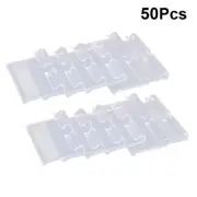 50PCS holder Clip On Label Holder Bin Labels Clip On Shelf Label Clips