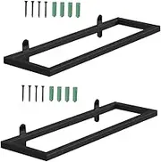 2pcs Iron Wine Bottle Mount Holder Simple Decorative Wine Storage for Home Bar