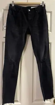 Sass & Bide Womens Black Starry Eyes Jeans Size 25 NEW WITH TAGS