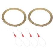2pcs Fish Tape Electrical Wire Threader Wire Puller, 30m with 4 wire harnesses