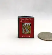 ILLUSTRATED GRIMM'S FAIRY TALES 1:12 Scale Miniature Readable Illustrated Book