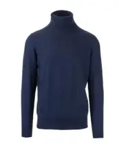 roll neck jumper IT50 navy blue
