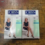 JOBST UltraSheer 8-15 mmHg Compression Stocking Knee High CT Beige 7-9 Lot Of 2