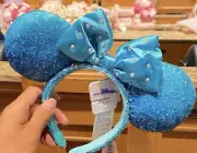 Disney Minnie Mouse Hair Head Band for Baby Kids Girls- Blue Disney Cruise