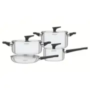 Tramontina Grano 4 Piece Triply Clad Cookware Set with Bakelite Handles