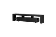 Artiss Entertainment Unit TV Cabinet RGB LED Gloss 200cm Black