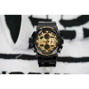 CASIO 卡西歐 G-SHOCK 人氣黑金手錶 GA-140GB-1A1