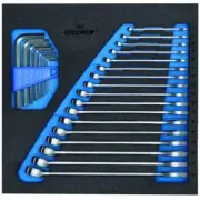 Gedore 2308878 Combination Spanner Set In 2/3 Check-Tool Module