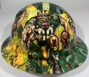 New Full Brim Hard Hat Custom Hydro Dipped GREENBAY PACKERS SICK NEW DESIGN