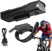 Electric Bike Horn, Waterproof Bike Flashlight, Energy-Saving High Lumens Bright White Red Lighting, Shockproof High Low Beam Electric Scooter Accessories for Outdoor Adventure