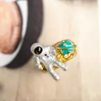 在飛比找momo購物網優惠-【Gargle】浩瀚星殞宇宙飛行員戒指(日本品牌)
