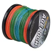 Multi-colour 8 Strands 300M-2000M Dorisea PE Dynema Braid Fishing Line Agepoch