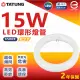 【TATUNG 大同】單入組 LED 15W 環形燈管 燈管(6500K 白光)