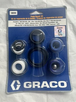 Graco Packing Repair Kit PN# 18B260 DONT SETTLE FOR CHEAP KNOCK OFFS