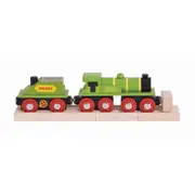 Bigjigs Rail 19cm Big Green Engine Kids/Children Collectible Wooden Toy Set 3y+