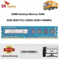 在飛比找蝦皮購物優惠-Sk 海力士 8GB 2RX8 PC3-12800U DDR