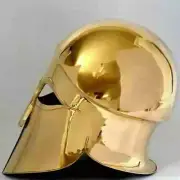 Brass plating Helmet Christmas Medieval Greek Corinthian Helmet Knight