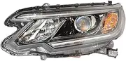 Head Lamp LED DRL Front Light Bi-Xenon Lens Xenon Car Accessories Compatible With CR-V Headlights 2015 2016 head light(8000K,E)