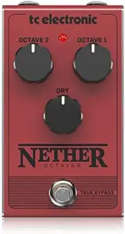 TC Electronic Analog Octaver Pedal True Bypass NETHER OCTAVER