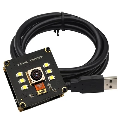 48MP Autofocus USB Camera Module with Light,USB Webcam Board Night Vision Cam...