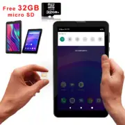 Tablet PC + 4G Phone (Factory Unlocked) 7" HD Android 9.0 - Free 32gb microSD