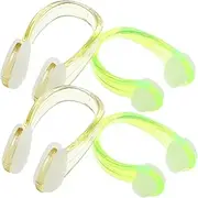 LOORGVEL 4pcs Silicone Swimming Nose Clip Adult Nose for Comfortable Swimming Portable and Skin-Friendly Design