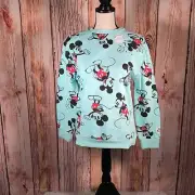 Kids' Disney 100 Mickey Mouse & Friends Toss Printed Pullover Sweatshirt NWT