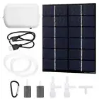 2000mA Solar Oxygenator Air Pump Kit Fish Pond Pool Water Oxygen Aerator IP67 AU
