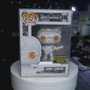 John Lennon Funko Pop #246 Entertainment Earth Exclusive w/Protector