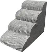 Dog Stairs Ramp, Small Dog Ramp, Lightweight Dog Couch Stairs, Long Lasting Dog Steps, Easy to Use Dog Stairs, Non Slip Pet Stairs, Foam Dog Ramp for Bed Kittens Cats and Injured Puppy