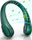 Bladeless Neck Fan, Strong Wind, Adjustable, 360° Cooling, Super Quiet, No Blade