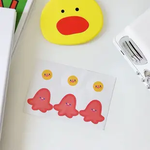 GaRyMama 韓國可愛雲朵笑臉手賬貼紙卡通軟糖小熊封口貼少女心筆記本貼 香脆培根