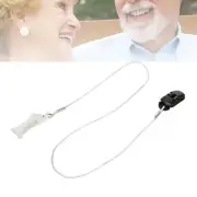 Sound Aids Black Clip Holder Prevent Fall Off Sound Amplifer Grey Lanyard Fo HR6
