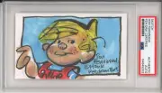 Dennis The Menace Color Artwork Sketch Signed & Drawn by Ron Ferdinand PSA DNA