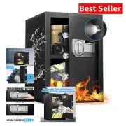 2.5 Cu Ft Electronic Safe Box for Home & Office - Durable Steel Security with...