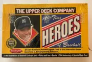 1994 Upper Deck All-Time Heroes of Baseball Factory Sealed Box