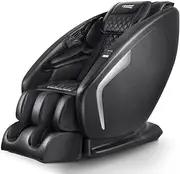 Livemor Massage Chair Electric Recliner Shiatsu Massager, Heating Chairs, Soft PU Full Body Zero Gravity Kneading Relaxation Reclining Rolling Machine