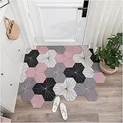 Non Slip Bath Mat Customize DIY Rug PVC Silk Loop Anti-Slip Indoor Outside Non-Slip Indoor Carpet Home Decoration Accessories Entrance Mat Welcome Non Slip Mat (Color : H, Size : 70x120cm)